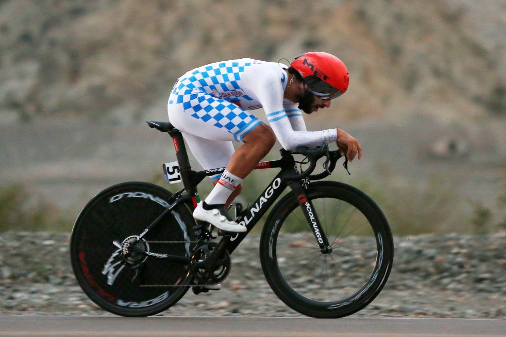 Gaviria in the leader's colours