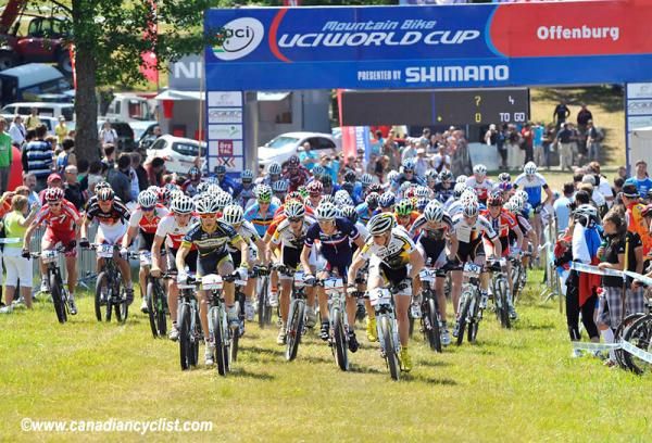 The start of the Junior Men's race