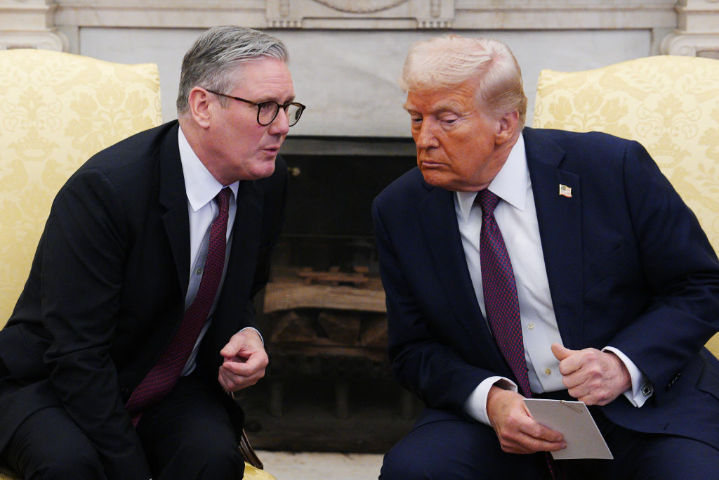 UK prime minister Keir Starmer and US president Donald Trump