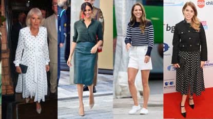 Princesses wearing high street fashion