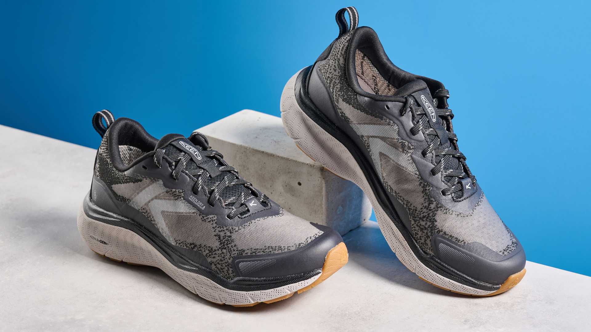 Keen Leiki hiking shoes in slate gray colorway