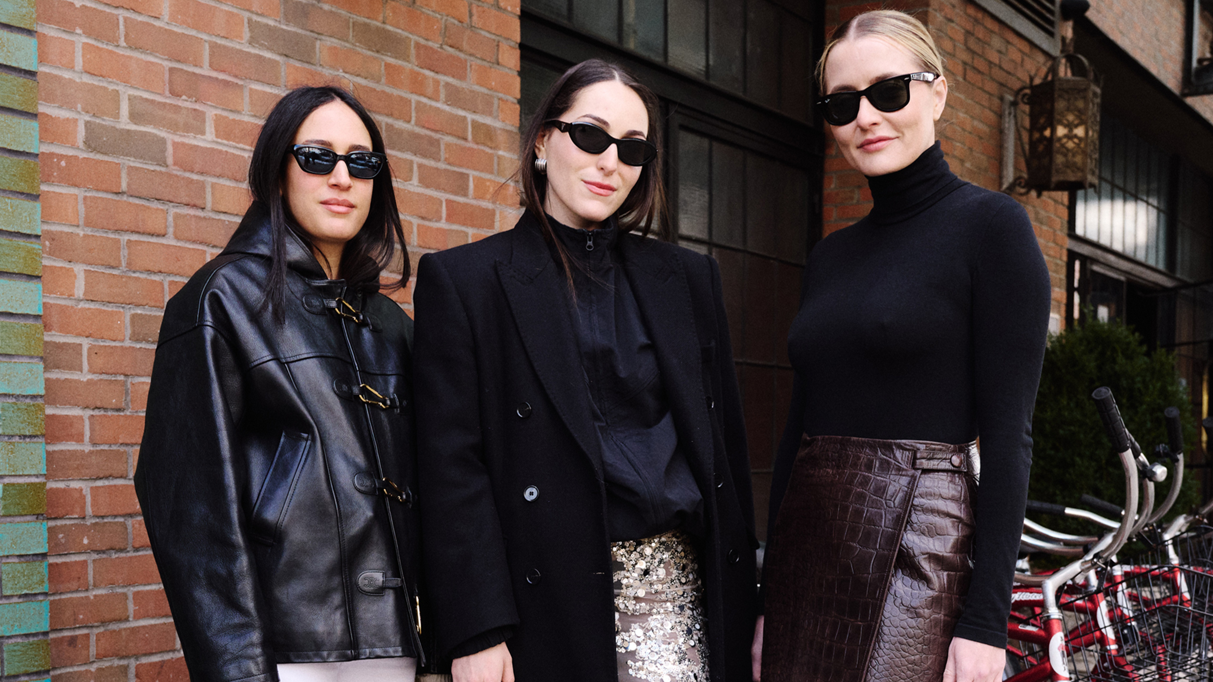 Photos of Who What Wear editors at New York Fashion Week