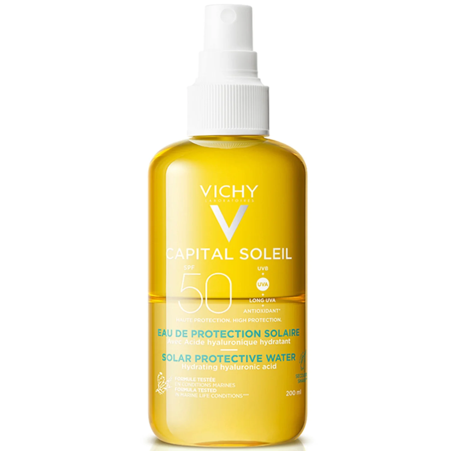 Vichy Capital Soleil Solar Protective Water Hydrating Spf50 200ml