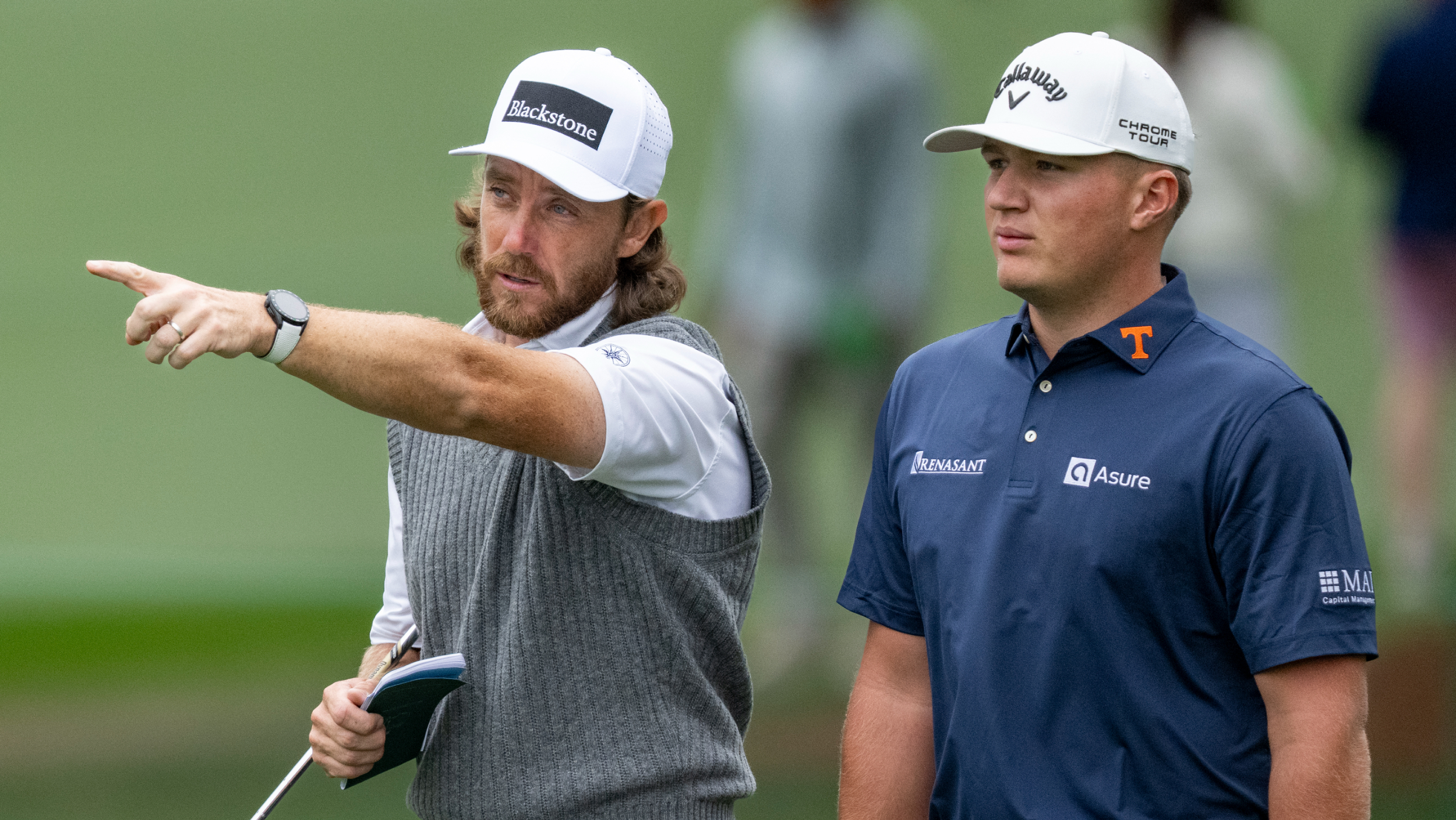 Tommy Fleetwood and Jackson Herrington