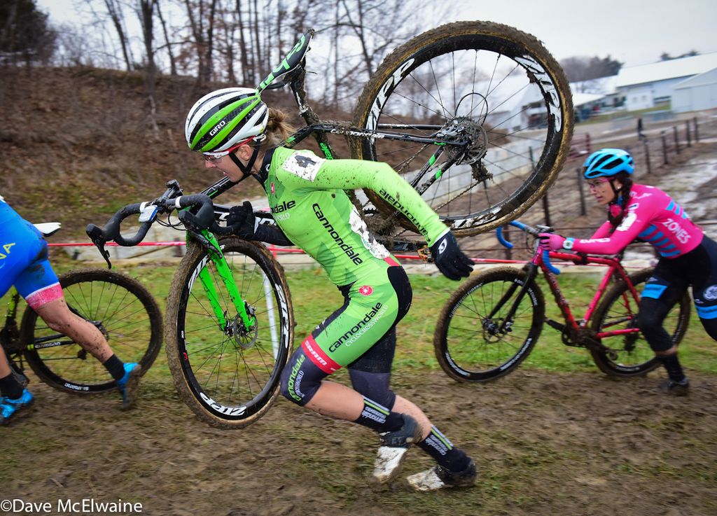 Kaitlin Antonneau (Cannondale-Cyclocrossworl.com) earbed first and second place finishes in Rochester during the 2015 races