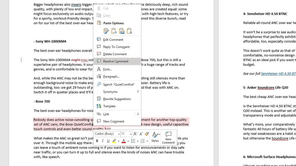 How to track changes in Word Tom's Guide