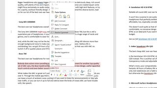 How to track changes in Word: Write, resolve and delete comments step 3: Right-click on highlighted text, then click Resolve comment or Delete comment