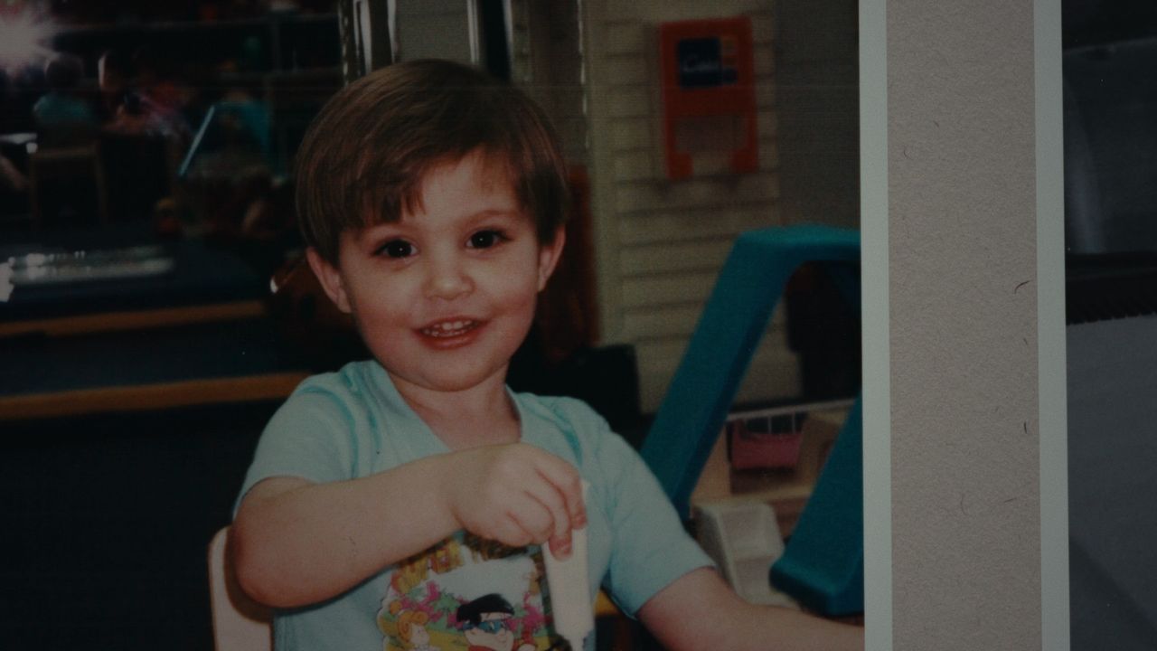 baby shot of michael hughes from girl in the picture