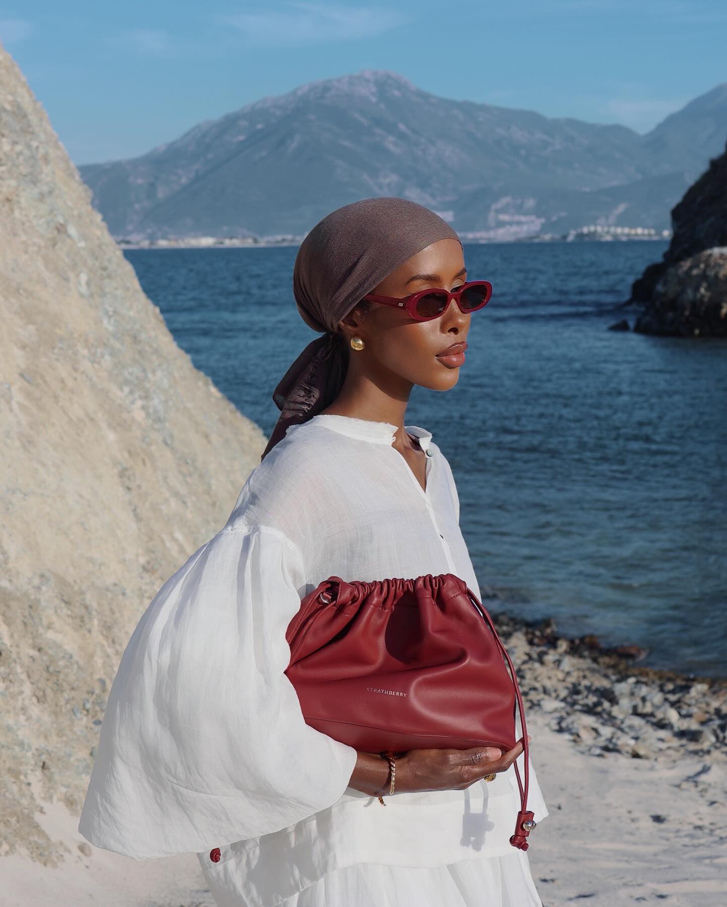 Best Strathberry bags: @basma_k carries the Strathberry Charlotte bag