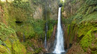 Toro waterfall in the Bajos Del Toro Forest, Costa Rica