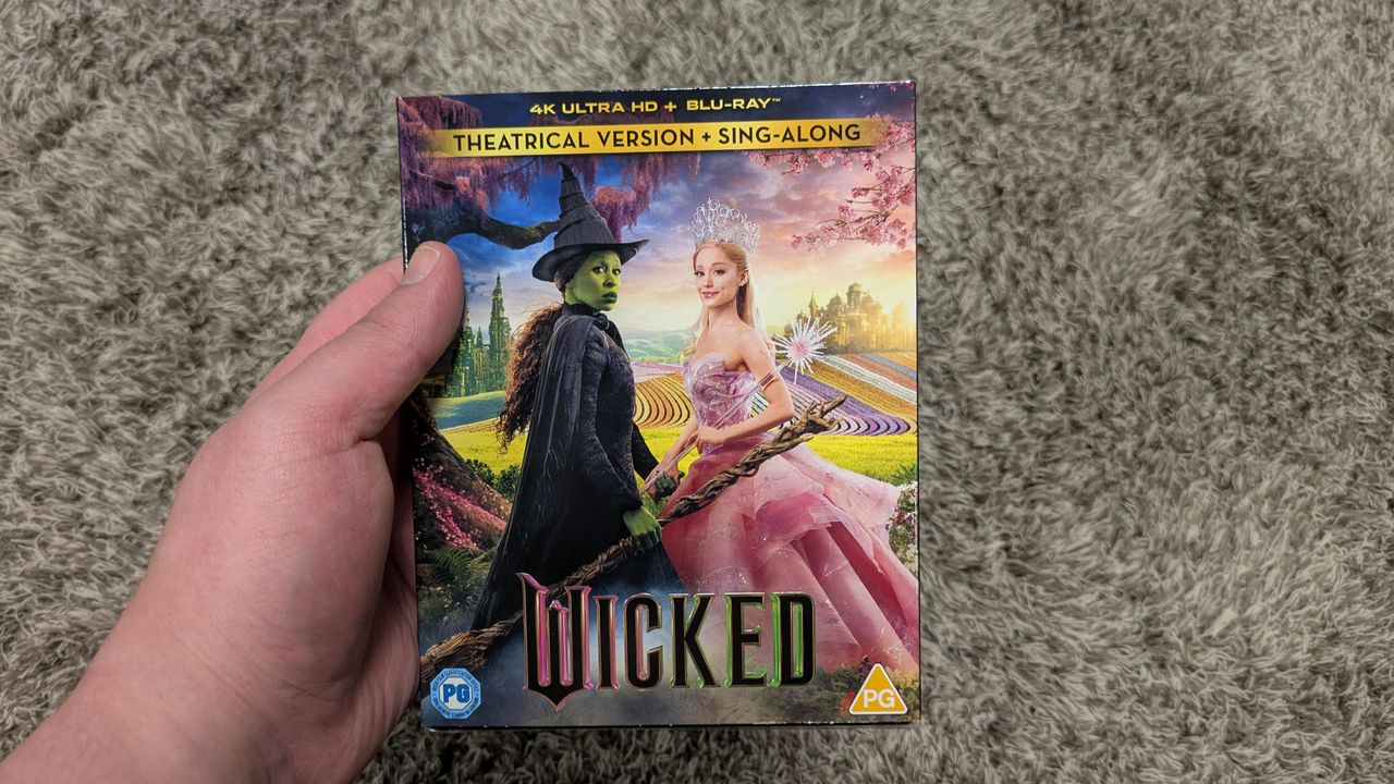 Wicked 4K Blu-ray case cover