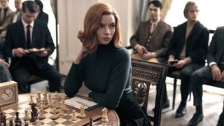 Anya Taylor-Joy as Beth Harmon in &quot;The Queen&#039;s Gambit&quot;