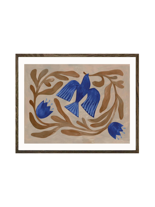 Bird and Branches Print