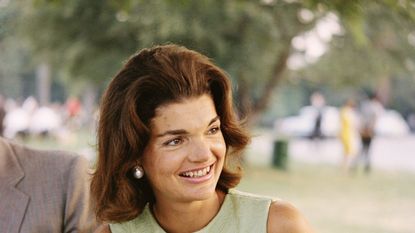 circa 1960s former first lady jacqueline kennedy enjoys herself at a picnic circa the 1960s photo by michael ochs archivesgetty images