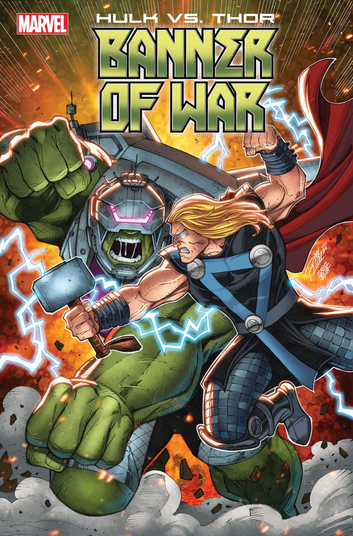 Hulk vs. Thor - Banner of War #1 covers