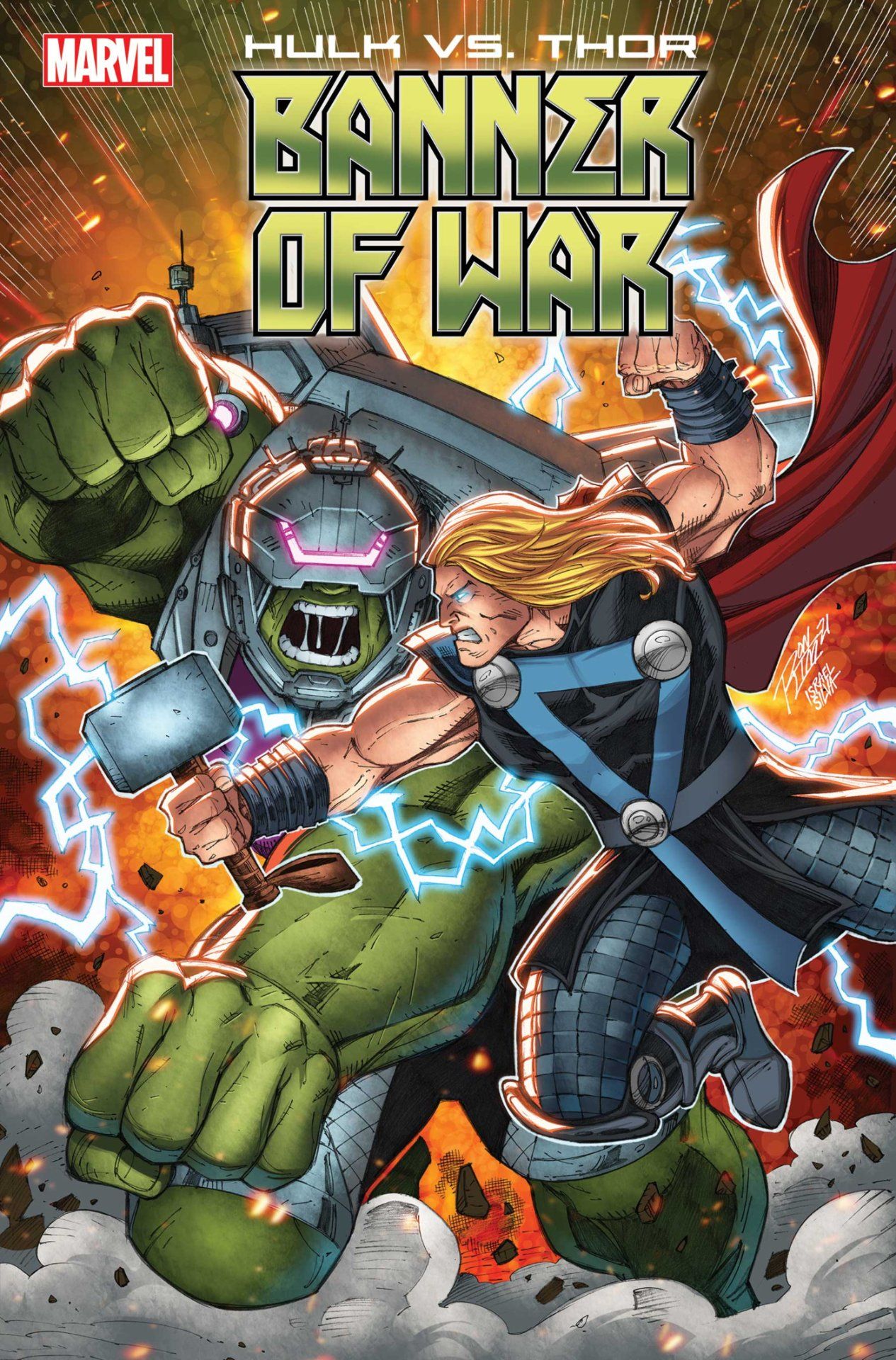 Hulk vs. Thor - Banner of War #1 covers