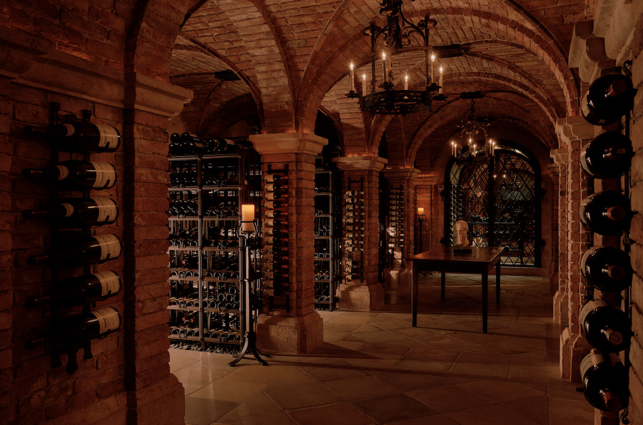 Bill Koch wine cellar, palm beach, christie's