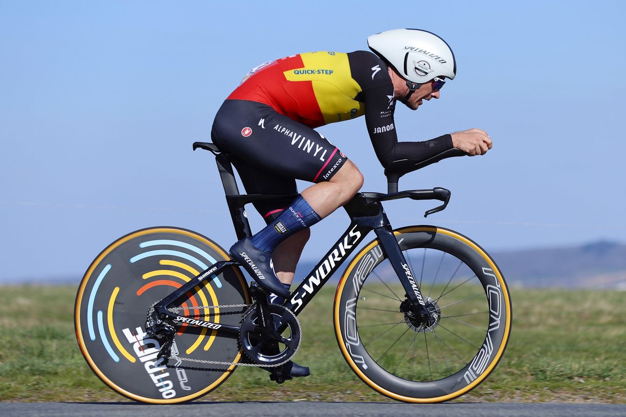 Paris Nice 2022 - 80th Edition - 4th stage Domerat - Montlucon 13,4 km - 09/03/2022 - Yves Lampaert (BEL - Quick-Step Alpha Vinyl Team) - photo Luis Angel Gomez/SprintCyclingAgency&Acirc;&copy;2022