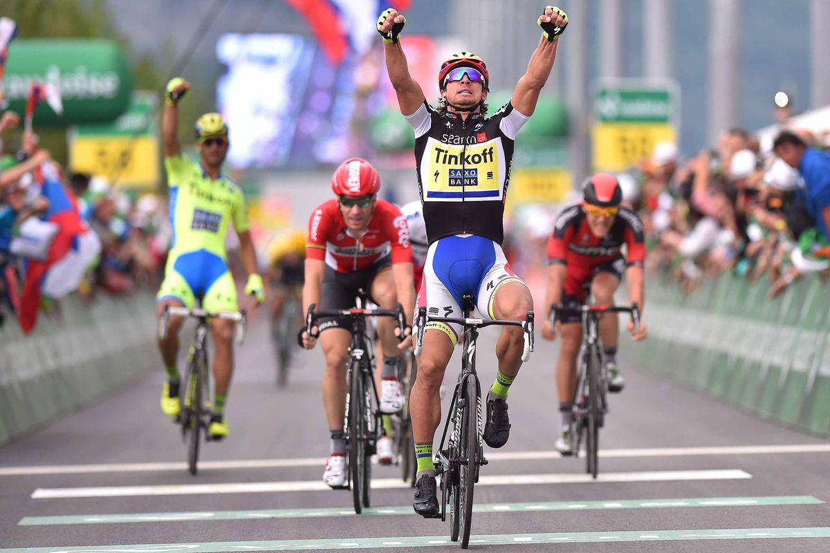 Peter Sagan (Tinkoff-Saxo) wins stage 6 of the Tour de Suisse