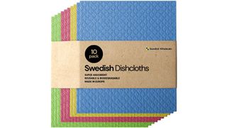 Multicolored dishcloths