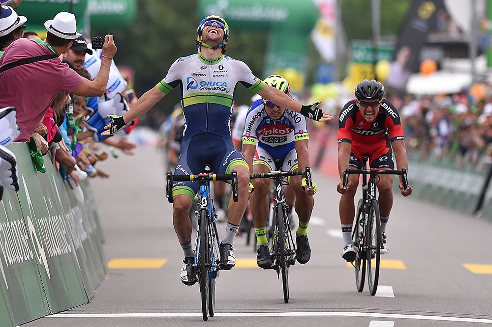 Michael Matthews (Orica-GreenEdge) wins in Schwarzenbach