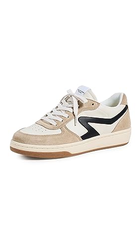 Rag &amp;amp; Bone Womens Retro Court Sneakers Dove/sand 6.5 Medium