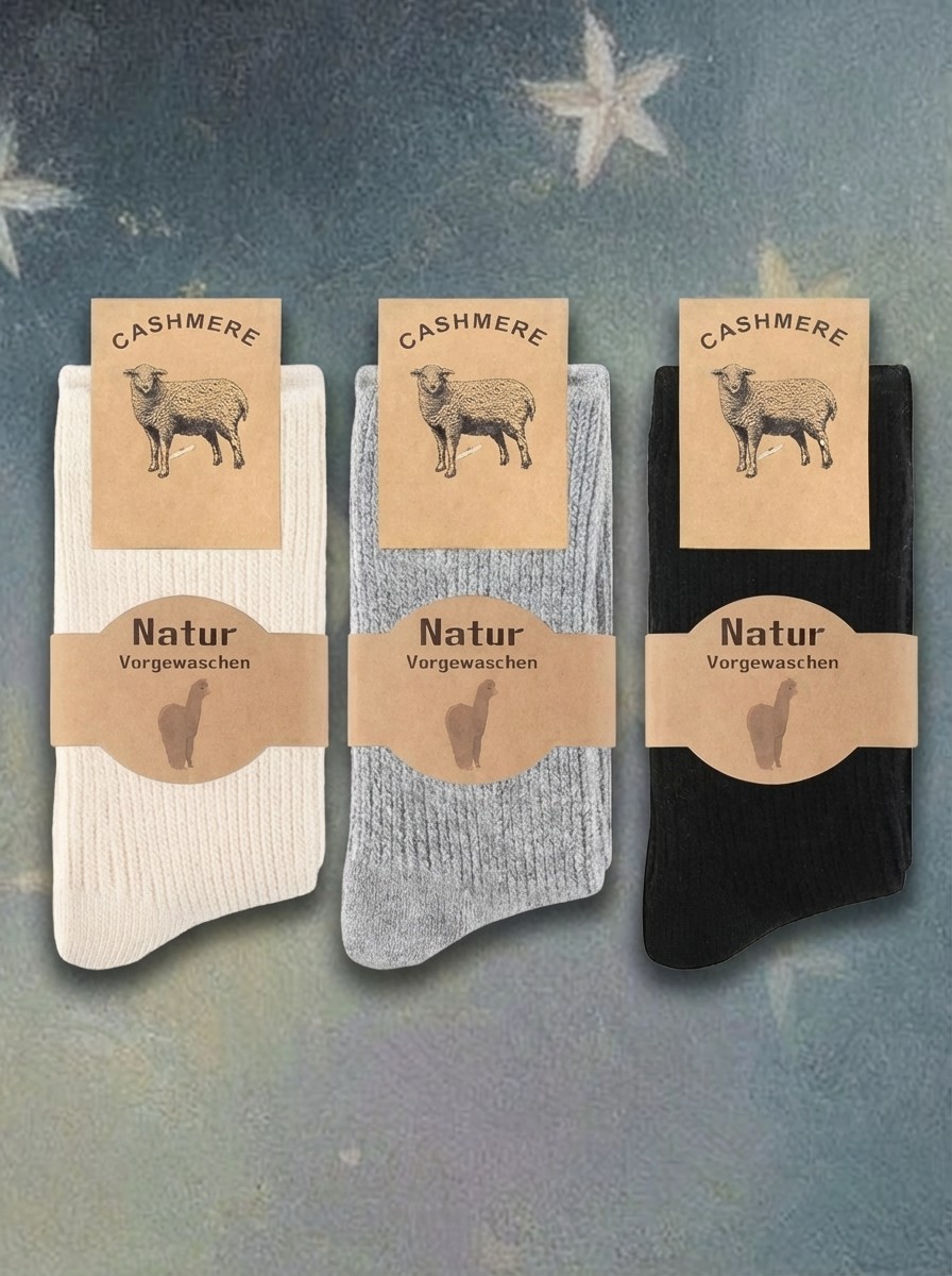 Warm Wool Cashmere Socks
