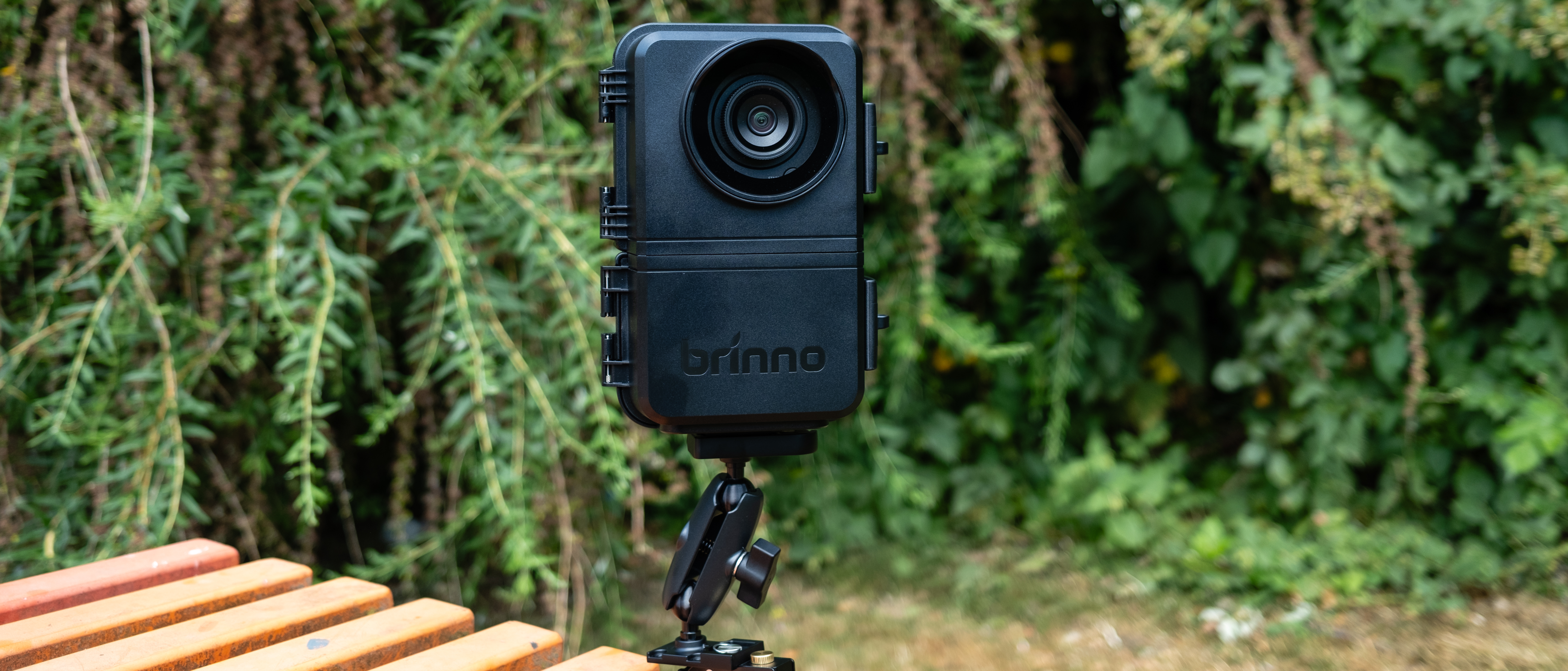 Brinno BCC5000 Time Lapse Bundle attached to a table