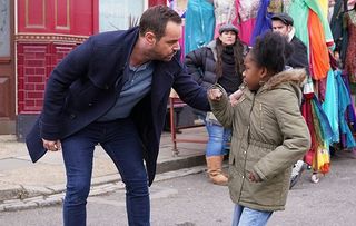 EastEnders Mick Carter and Bailey