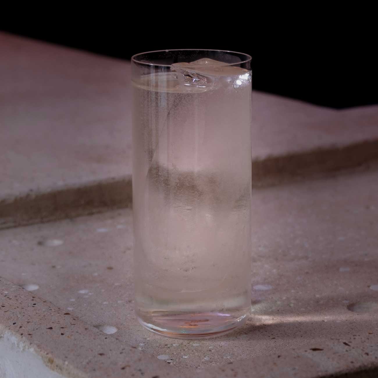 Peach + Vetiver cocktail