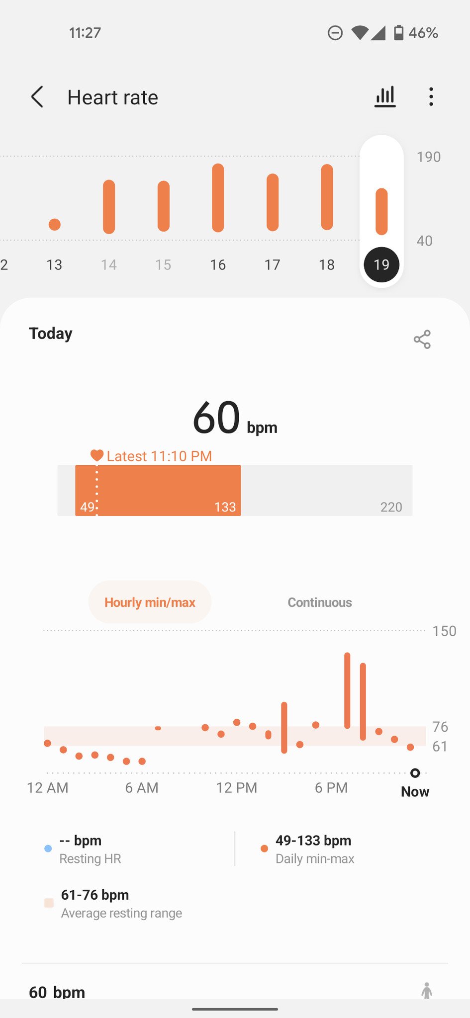 Samsung Health Screenshots