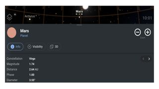 Star Rover review: Image shows information about Mars.