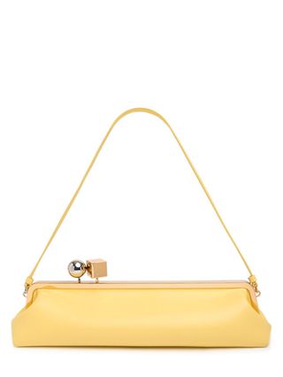 La Pochette Salon Leather Shoulder Bag - Jacquemus - Women - Light Yellow - Unique