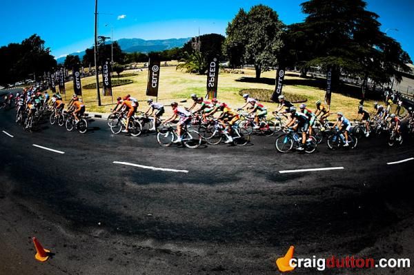 Riders enjoy full road closure in Paarl.