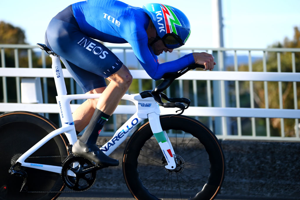 Ganna powers to cycling world one-hour record