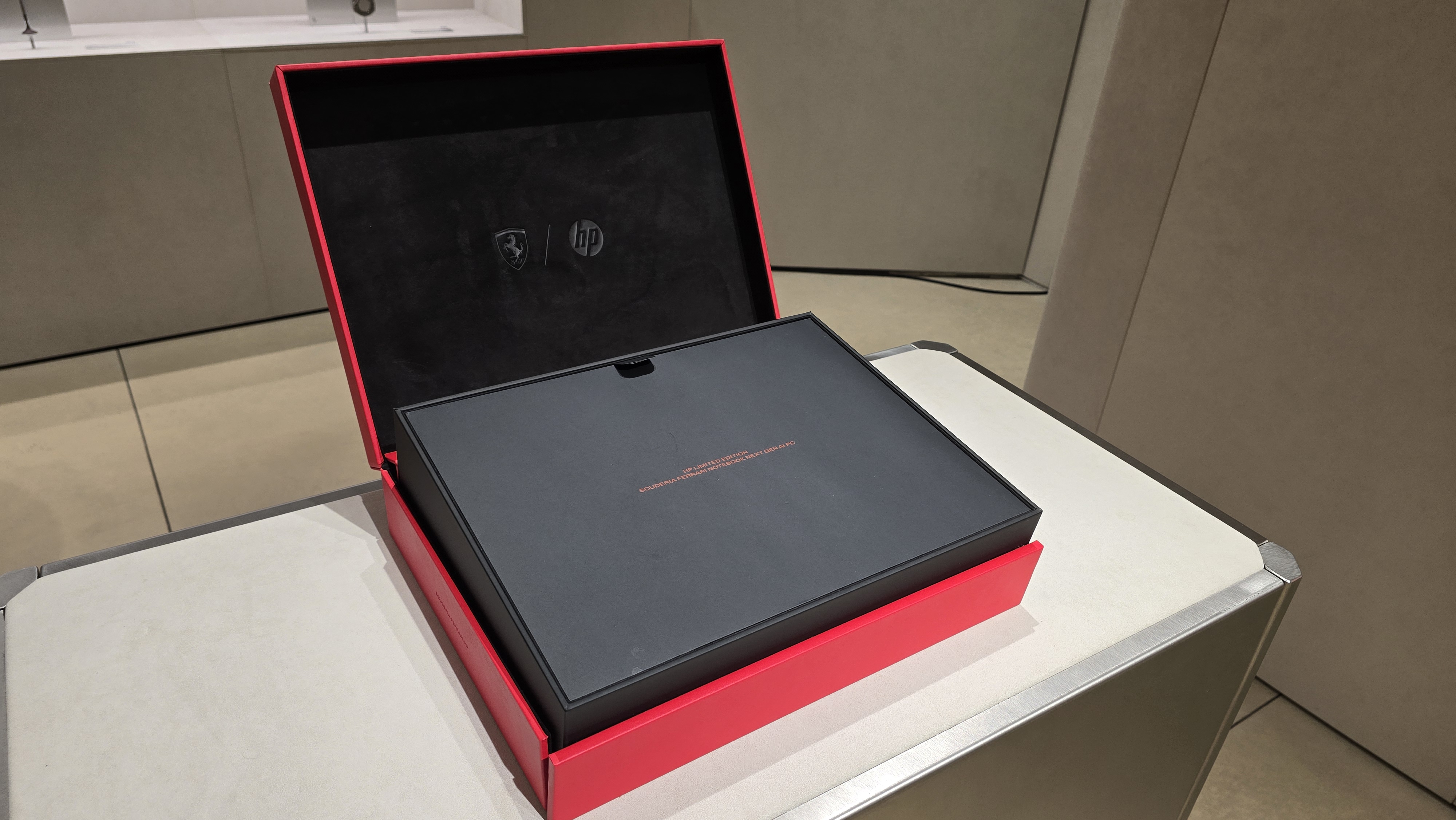 HP Limited Edition Scuderia Ferrari AI PC laptop hands-on