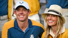 Rory McIlroy and Erica Stoll at the 2023 Ryder Cup