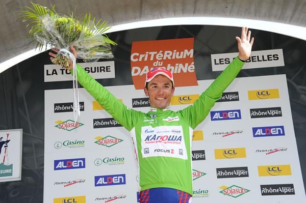 Joaquim Rodriguez (Katusha) took the points classification jersey
