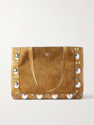 Nellcote Embellished Suede Tote