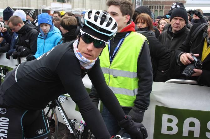 Sylvain Chavanel (Omega Pharma-QuickStep) dreams of victory in a cobbled classic.