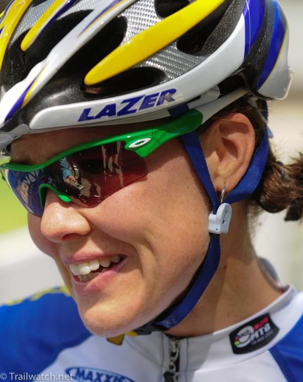 Georgia Gould (Luna Pro Team) was beaming after her victory