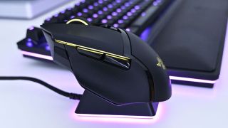 Razer Basilisk Ultimate mouse with dock