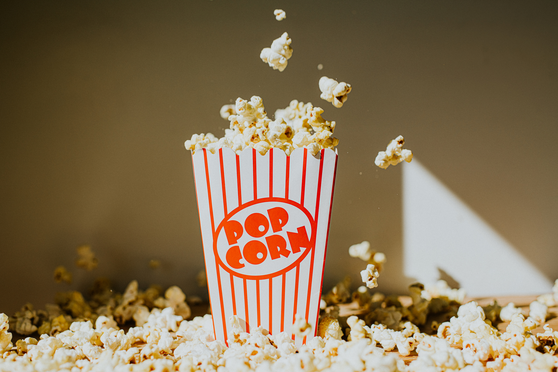 image of a container of popcorn