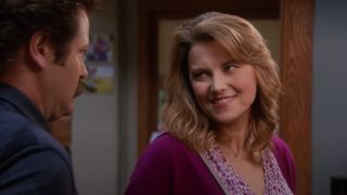 Lucy Lawless as Diane, Ron's third wife on Parks and Recreation
