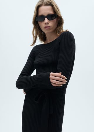 Ribbed Knit Dress - Women | Mango United Kingdom