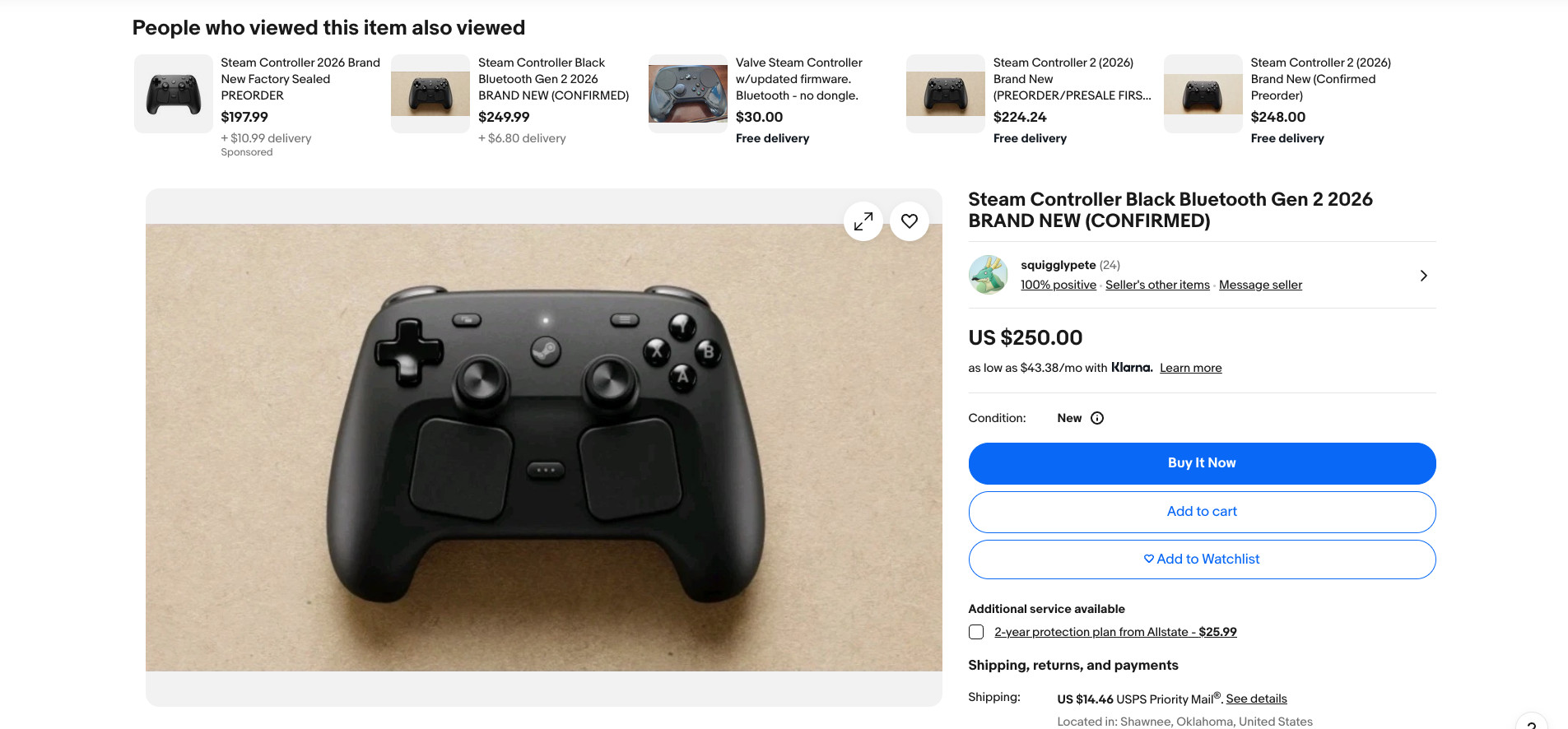 Steam Controller on eBay