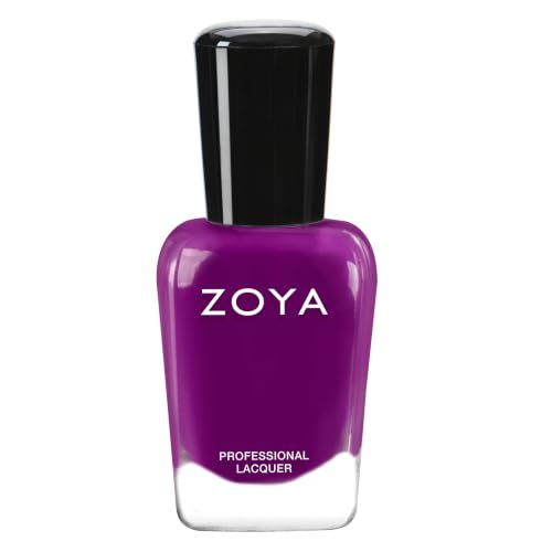 Zoya Berkley Nail Polish, Vibrant Passionate Plum Cream, 0.5 Fl Oz