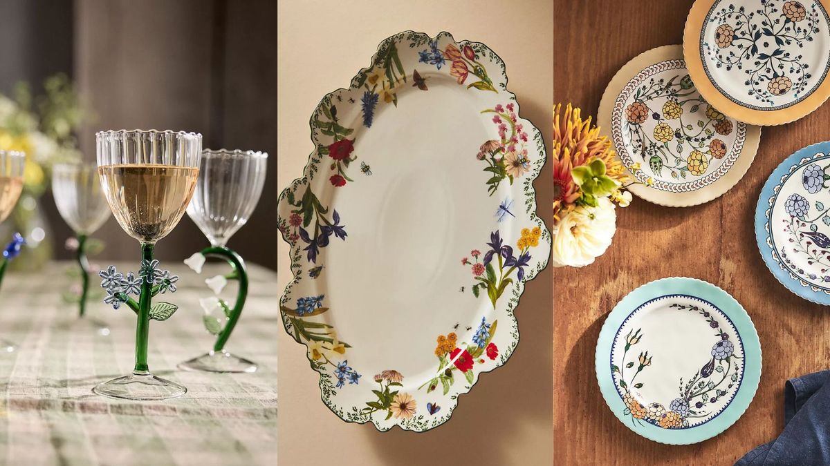 The best tablescape decor from the Anthropologie spring line | Homes ...