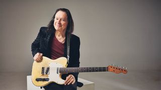 Robben Ford is pictured with his 1960 'Whiteguard' Fender Telecaster