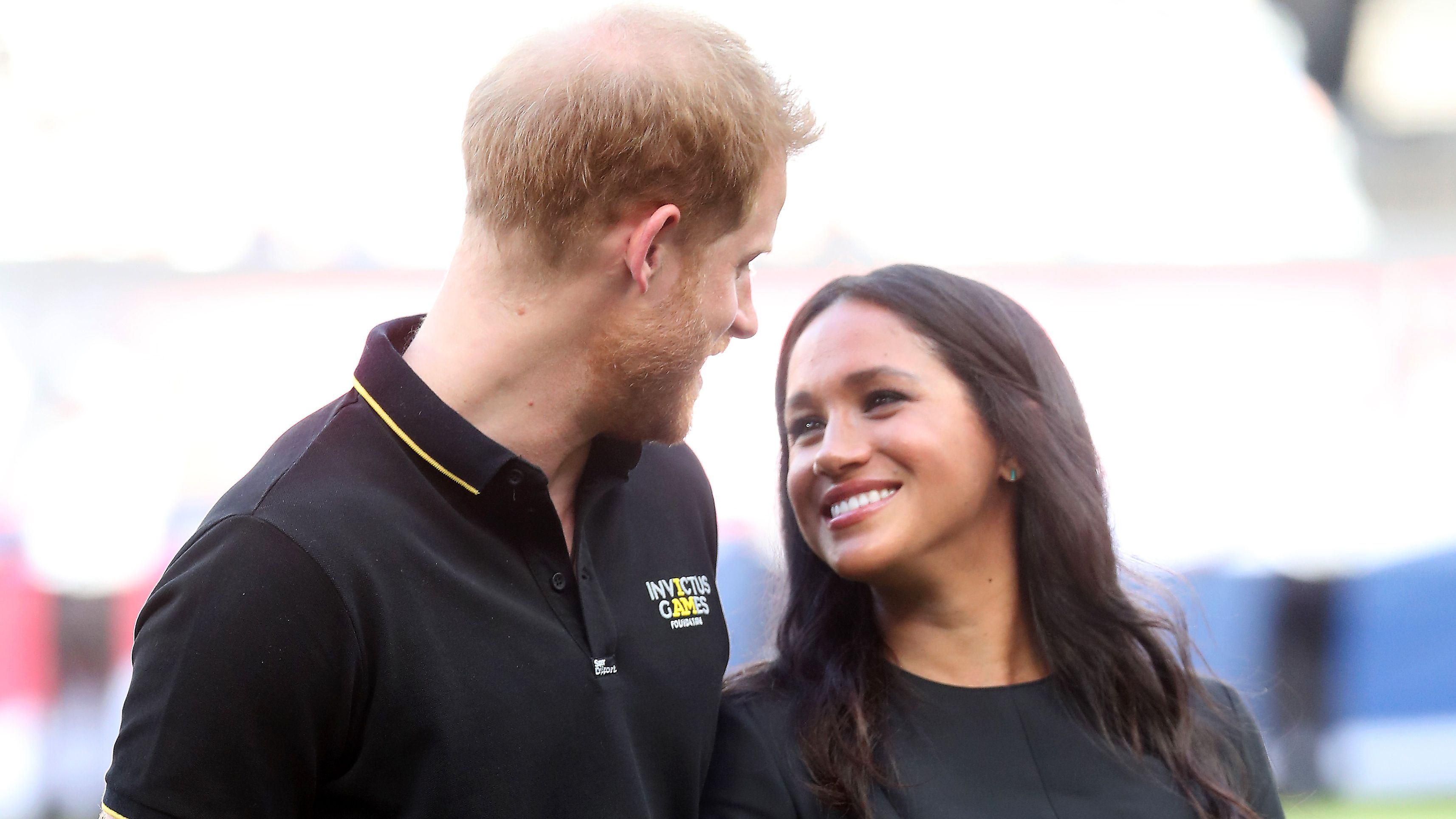 london, england june 29 in this handout image provided by the invictus games foundation, prince harry, duke of sussex and meghan, duchess of sussex prepare to watch the first pitch as they attend the boston red sox against the new york yankees match at the london stadium on june 29, 2019 in london, england the historic two game you just can’t beat the person who never gives up series marks the sport’s first games ever played in europe and the invictus games foundation has been selected as the official charity of mitel and mlb london series 2019 photo by handoutchris jacksoninvictus games foundation via getty images